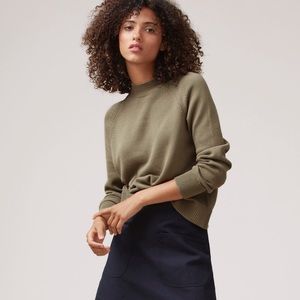 Everlane Cotton Mockneck Crop